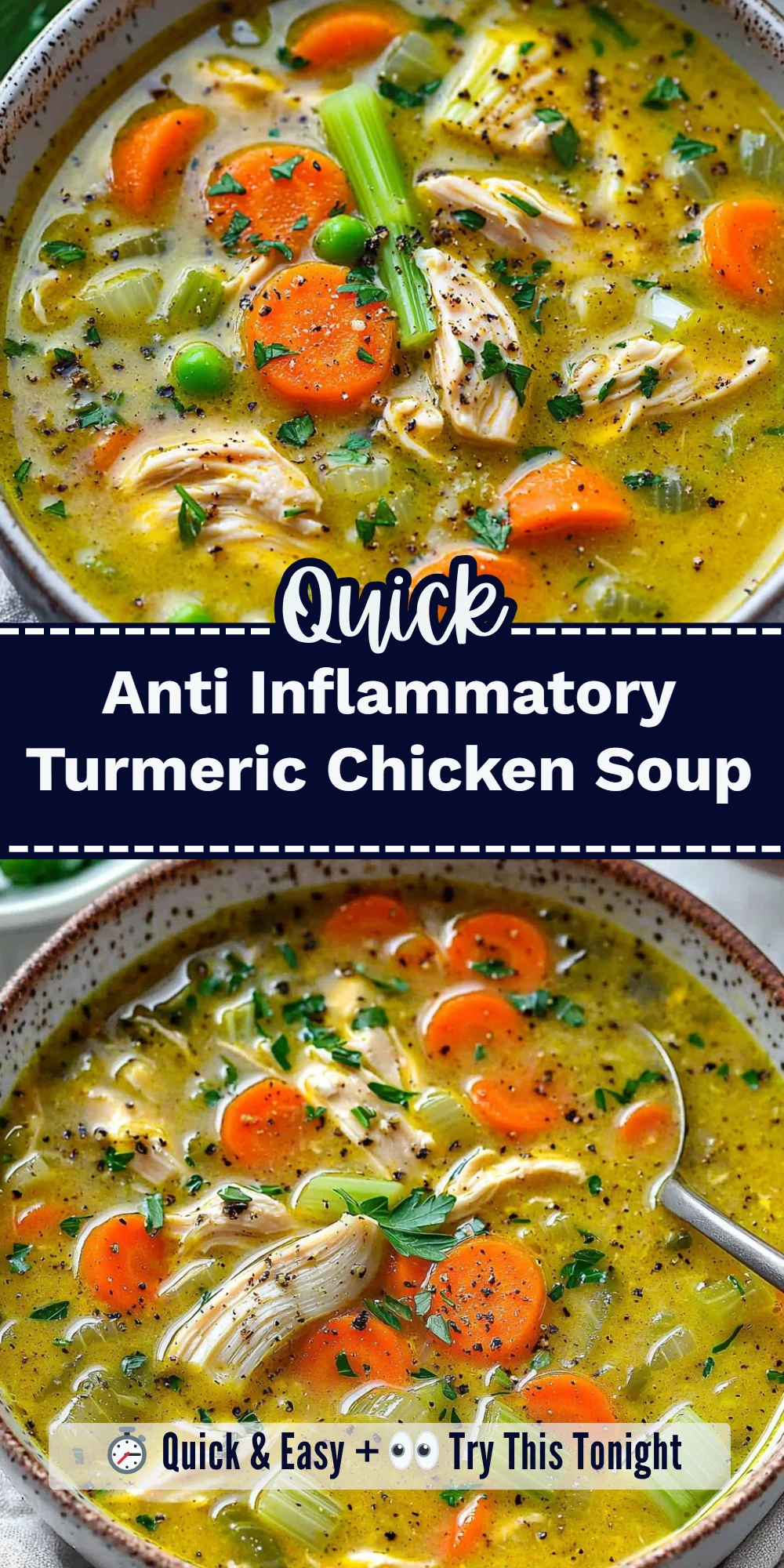 Anti Inflammatory Turmeric Chicken Soup