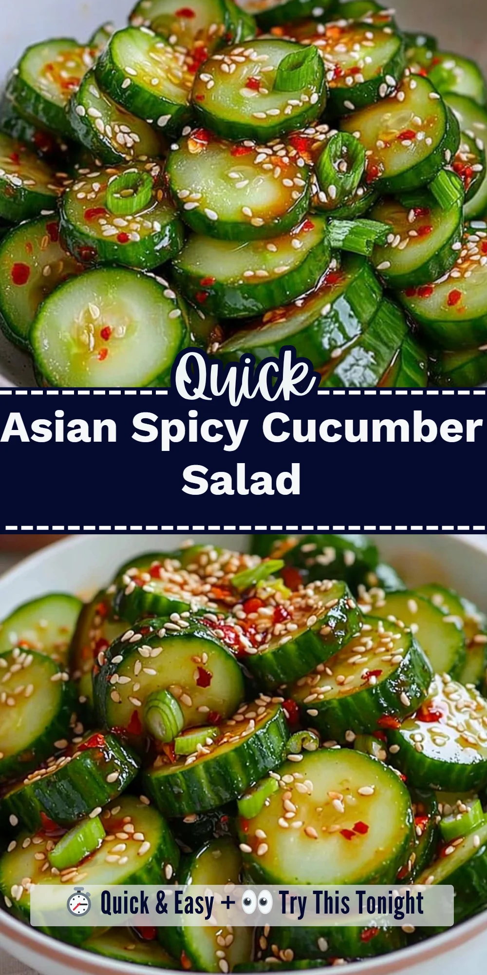 Asian Spicy Cucumber Salad