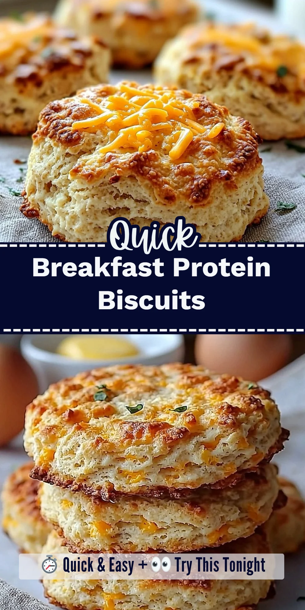 Breakfast Protein Biscuits