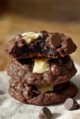 Brown Butter Double Chocolate Chip Cookies on a cooling rack