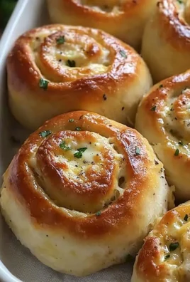 Golden cheesy garlic rolls fresh out of the oven, ready to be served.