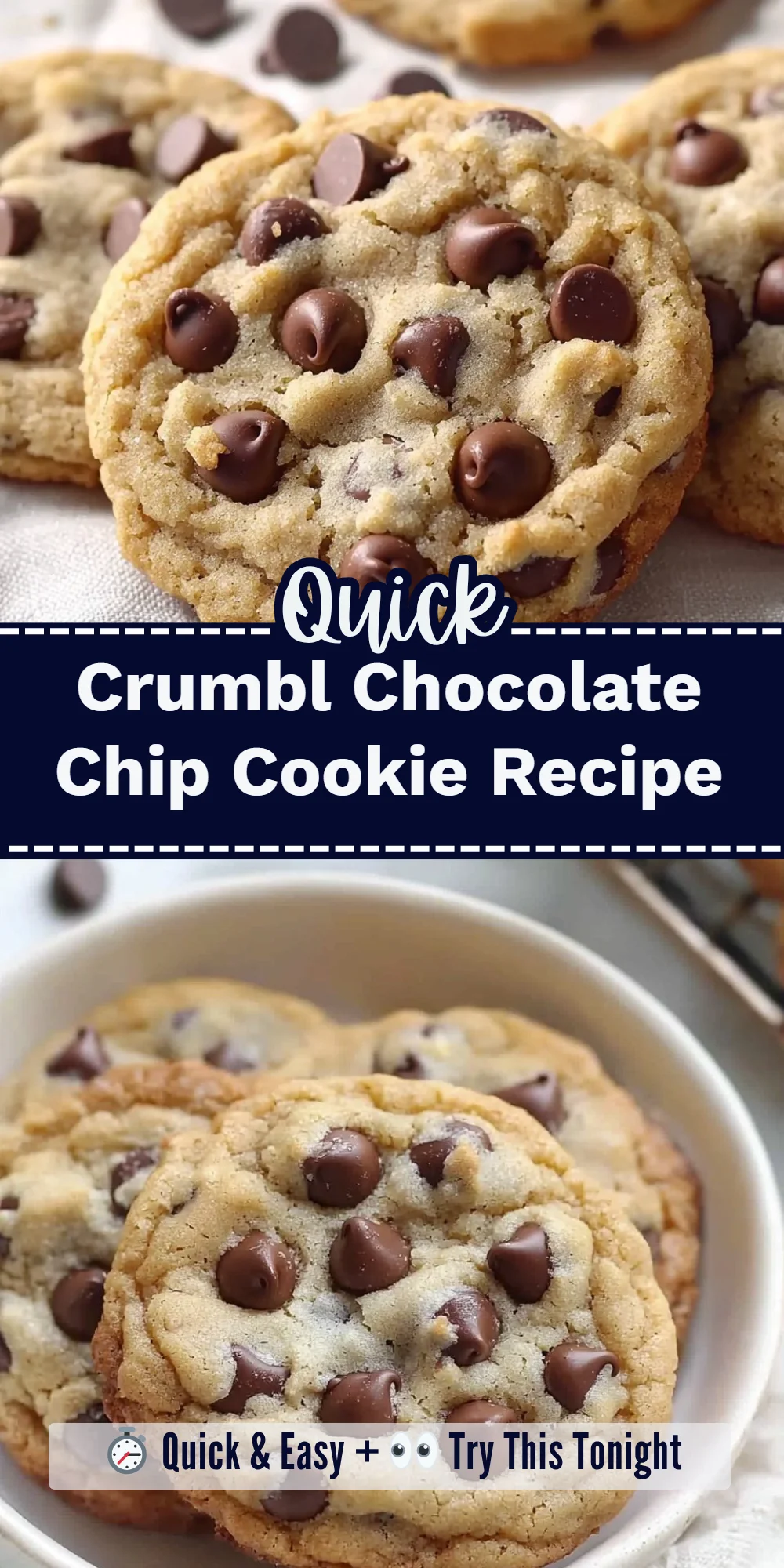 Crumbl Chocolate Chip Cookie Recipe