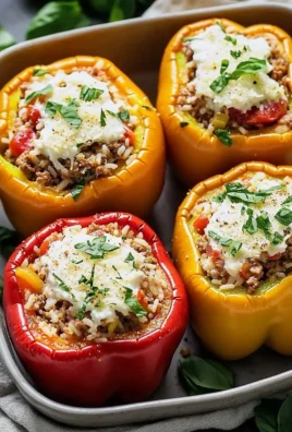 Easy Italian stuffed peppers filled with flavorful ingredients