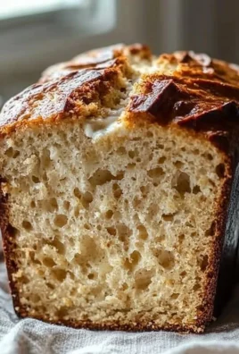 Loaf of easy yogurt bread fresh out of the oven