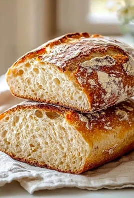 Homemade sourdough bread freshly baked on a wooden table