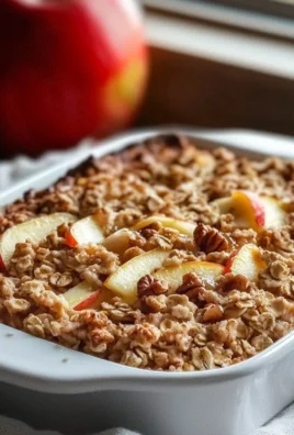 Delicious Oatmeal Apple Breakfast Bake fresh out of the oven