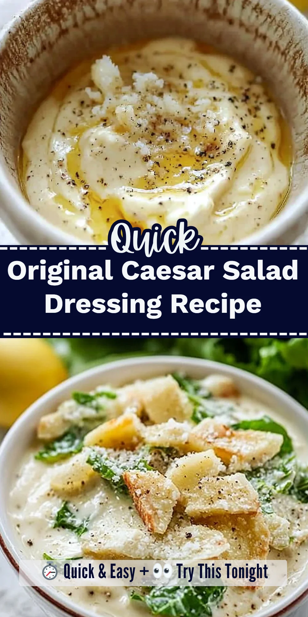 Original Caesar Salad Dressing Recipe