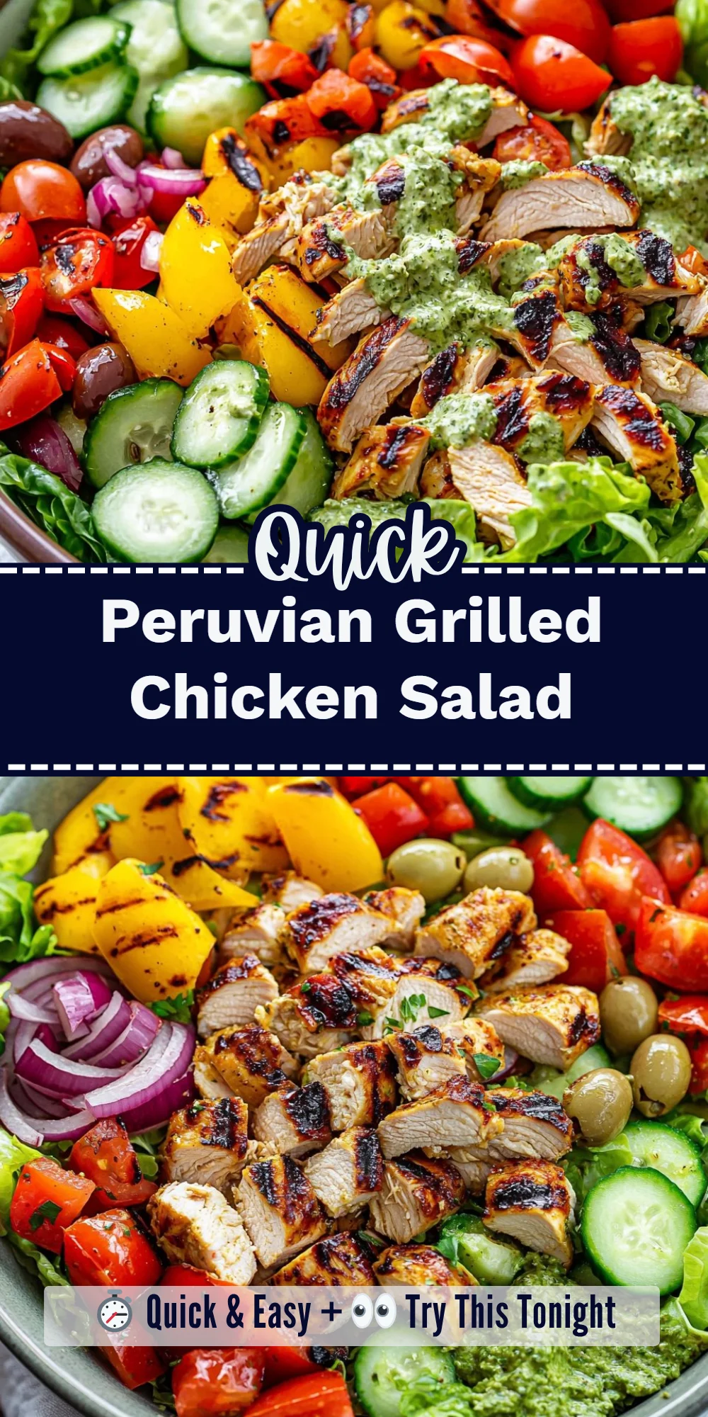Peruvian Grilled Chicken Salad