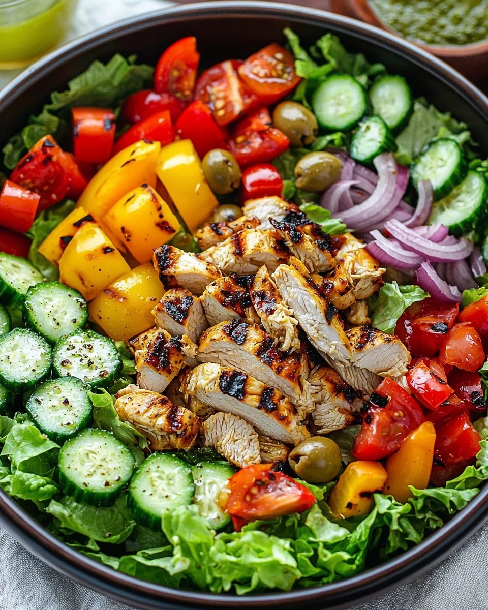 Peruvian Grilled Chicken Salad