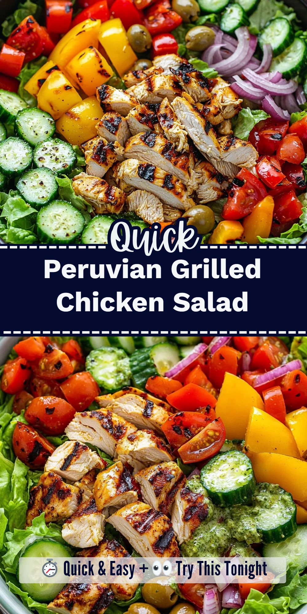 Peruvian Grilled Chicken Salad