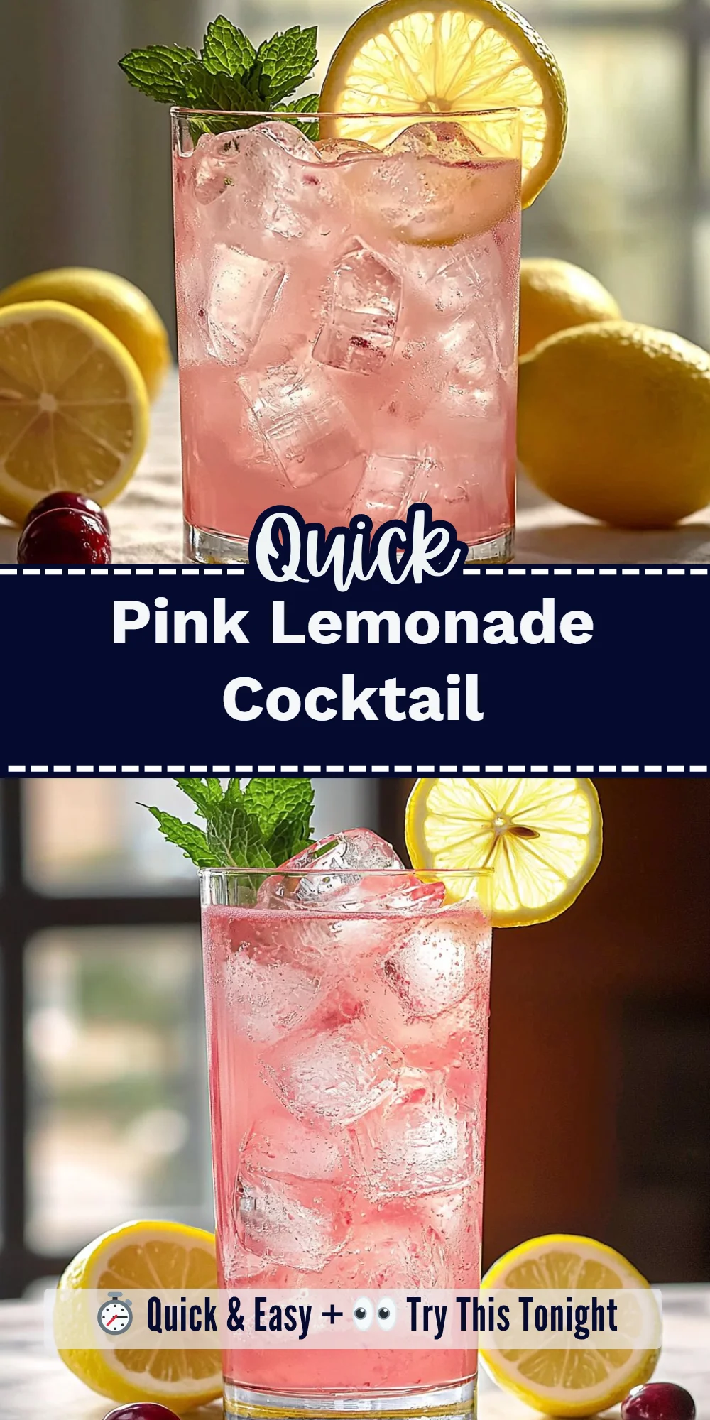 Pink Lemonade Cocktail