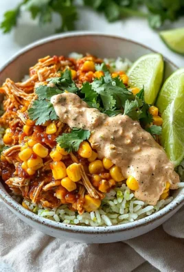 Delicious street corn chicken rice bowl topped with fresh ingredients