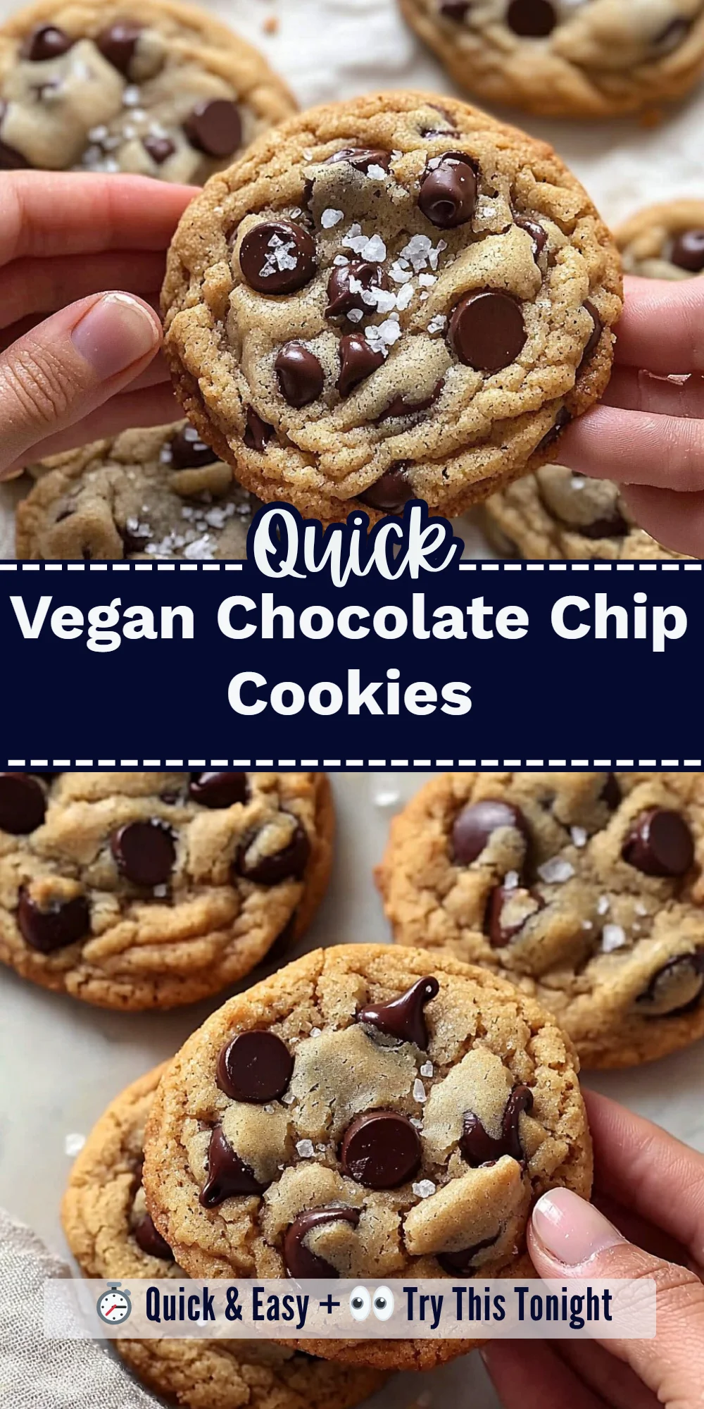 Vegan Chocolate Chip Cookies