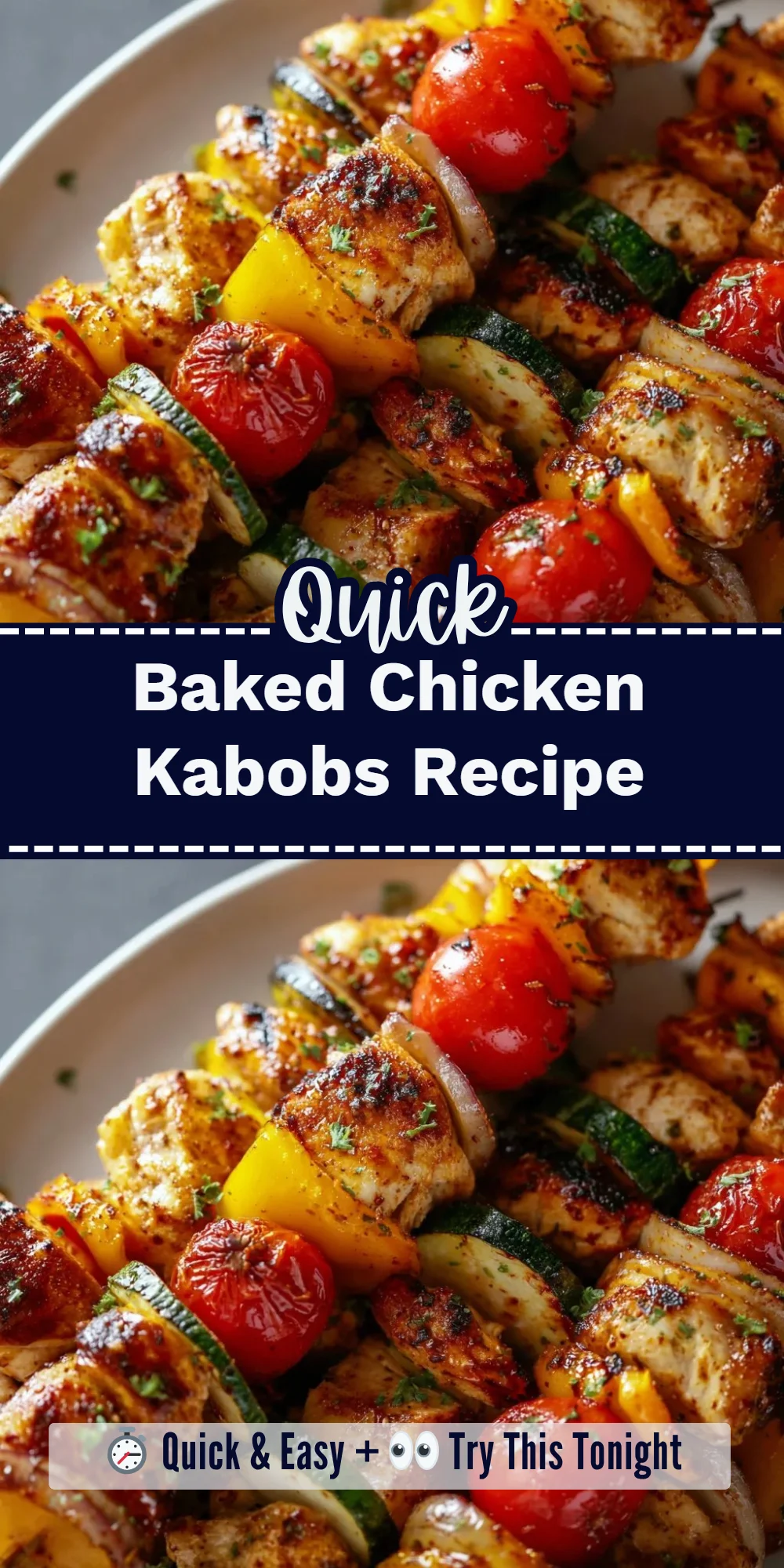 Baked Chicken Kabobs Recipe