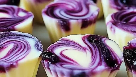 Blueberry Swirl Yogurt Bites: A Guilt-Free Frozen Delight
