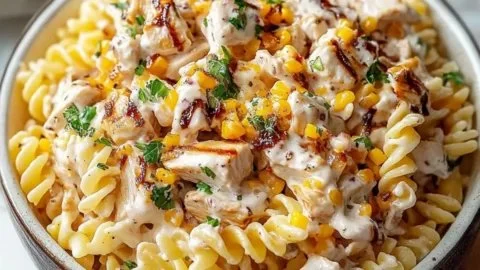 Bold and Creamy BBQ Chicken Pasta Salad Recipe Made Easy
