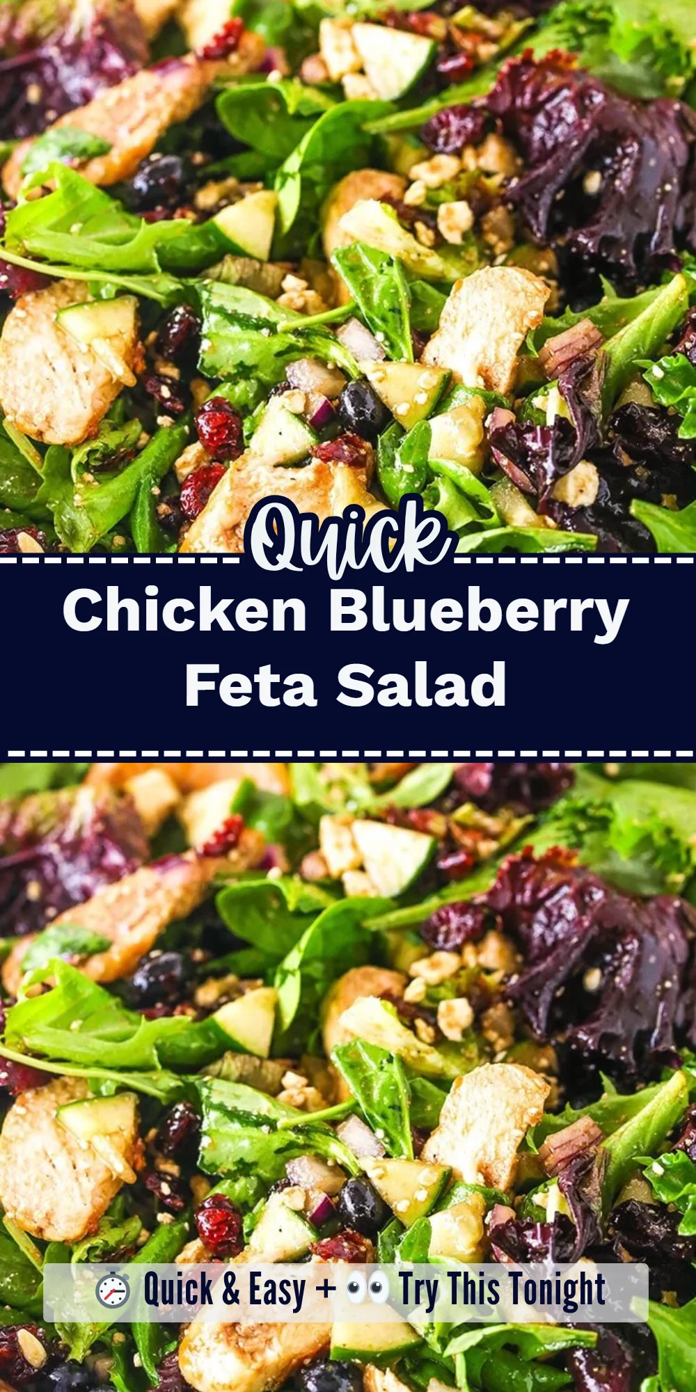 Chicken Blueberry Feta Salad