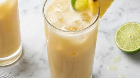 Coconut Lime Pineapple Mocktail