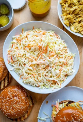 Delicious bowl of coleslaw with fresh cabbage and carrots