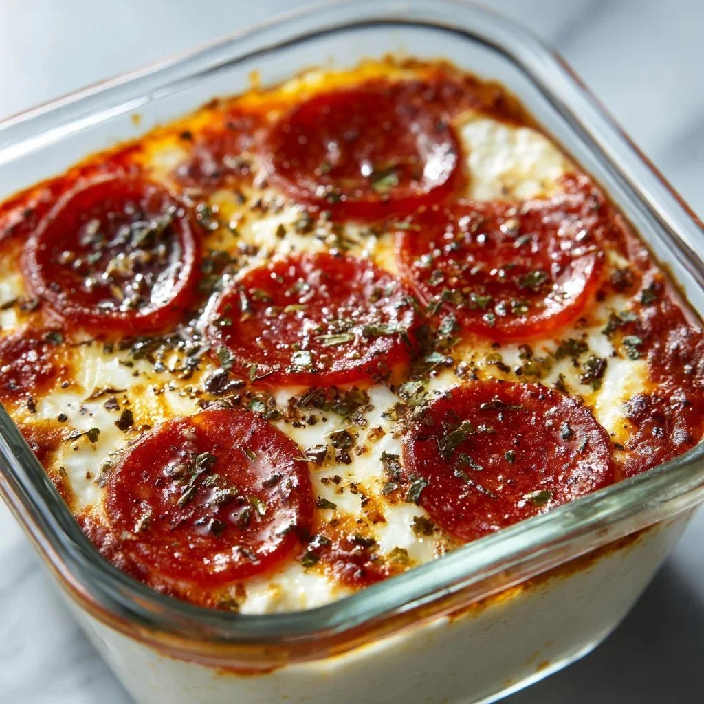 Cottage Cheese Pizza Bowl