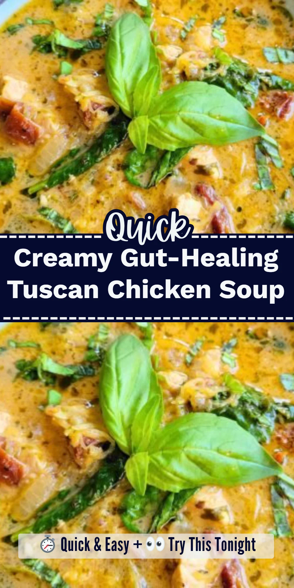 Creamy Gut-Healing Tuscan Chicken Soup