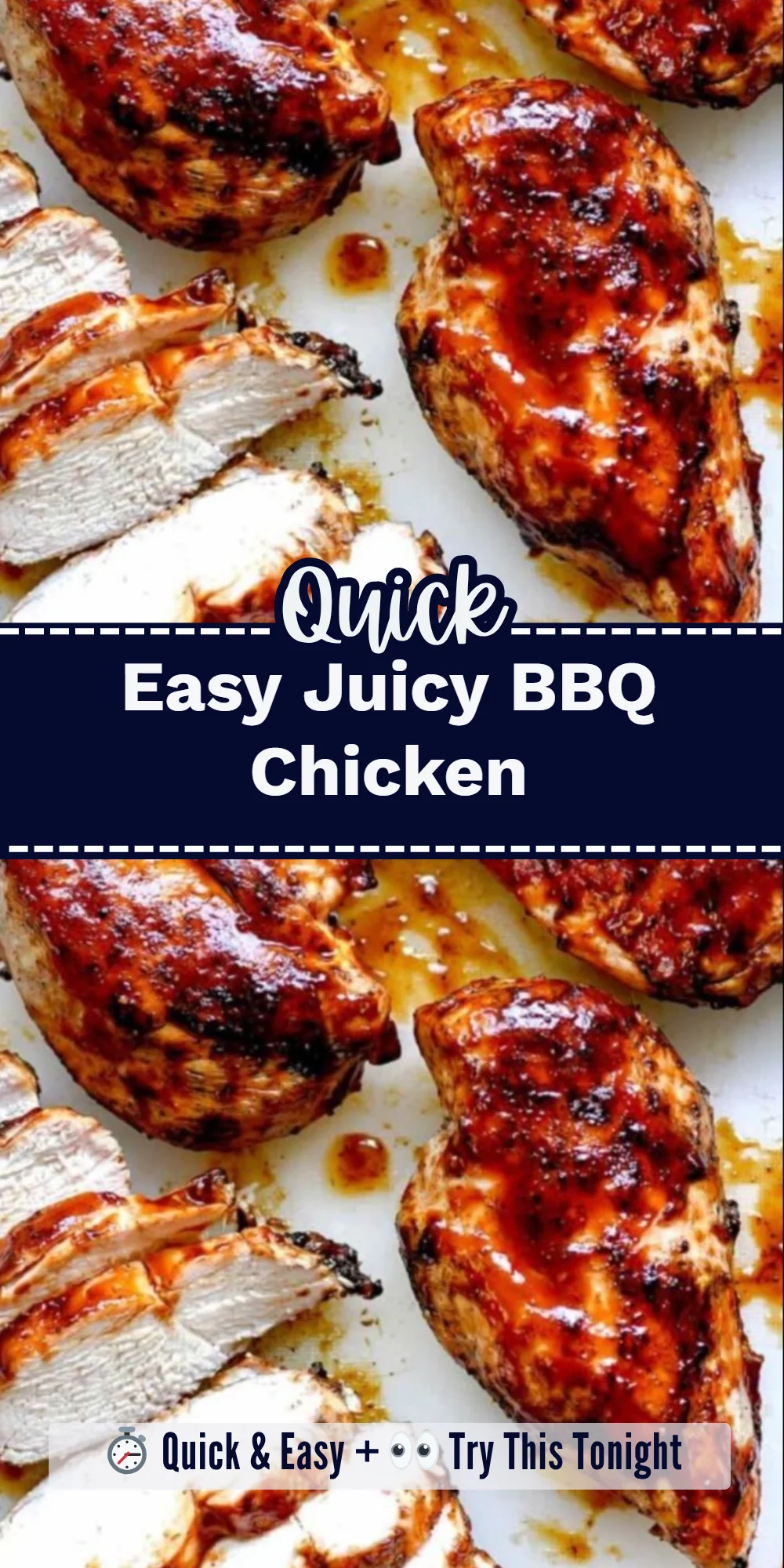 Easy Juicy BBQ Chicken