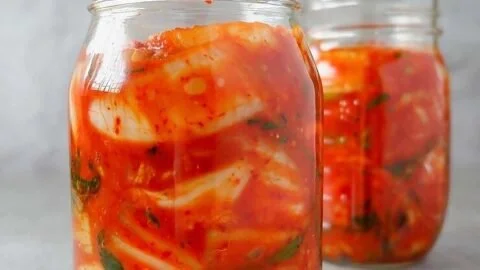Easy Vegan Kimchi Seasoned Kimchi
