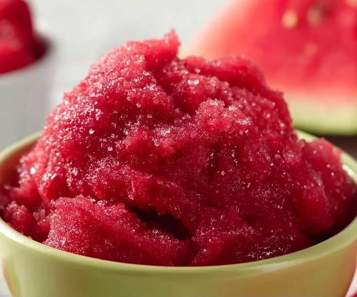 Easy Watermelon Raspberry Sorbet