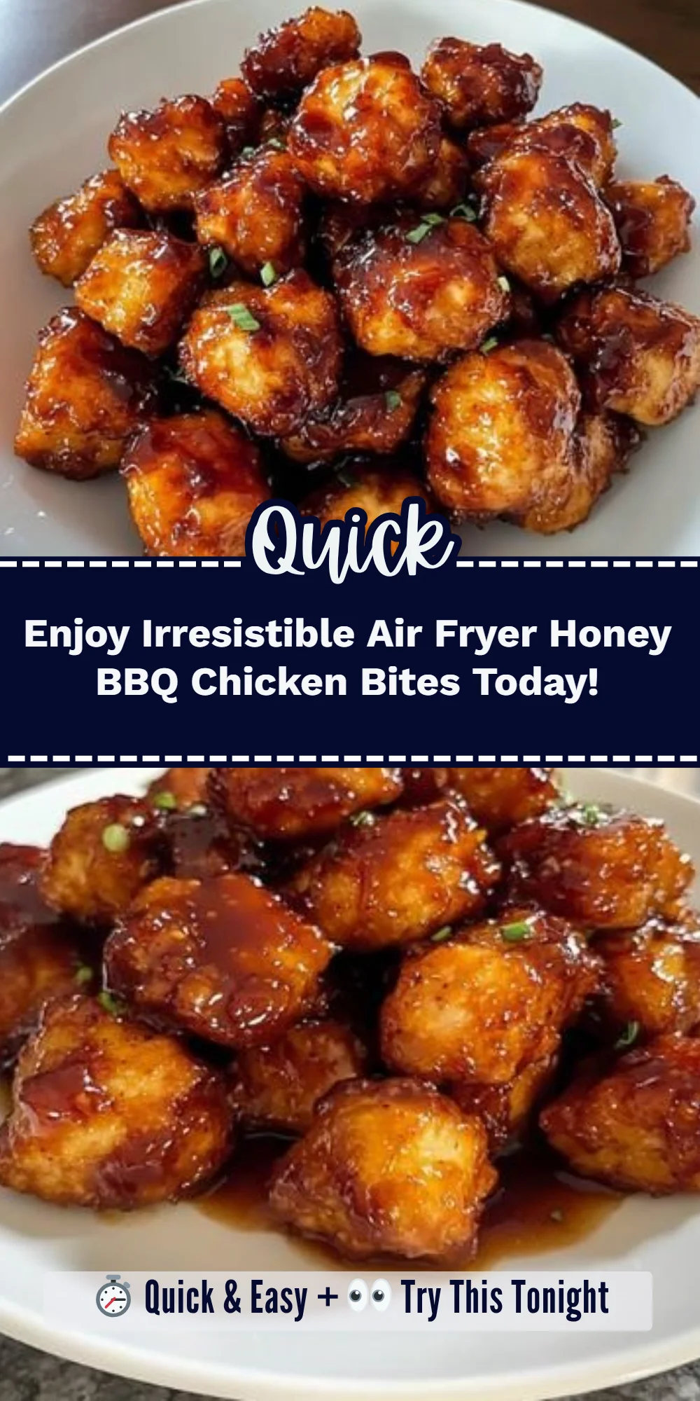 Enjoy Irresistible Air Fryer Honey BBQ Chicken Bites Today!