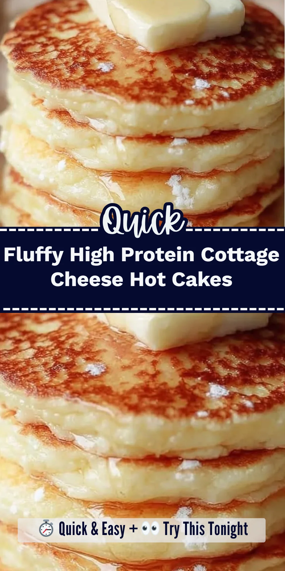 Fluffy High Protein Cottage Cheese Hot Cakes