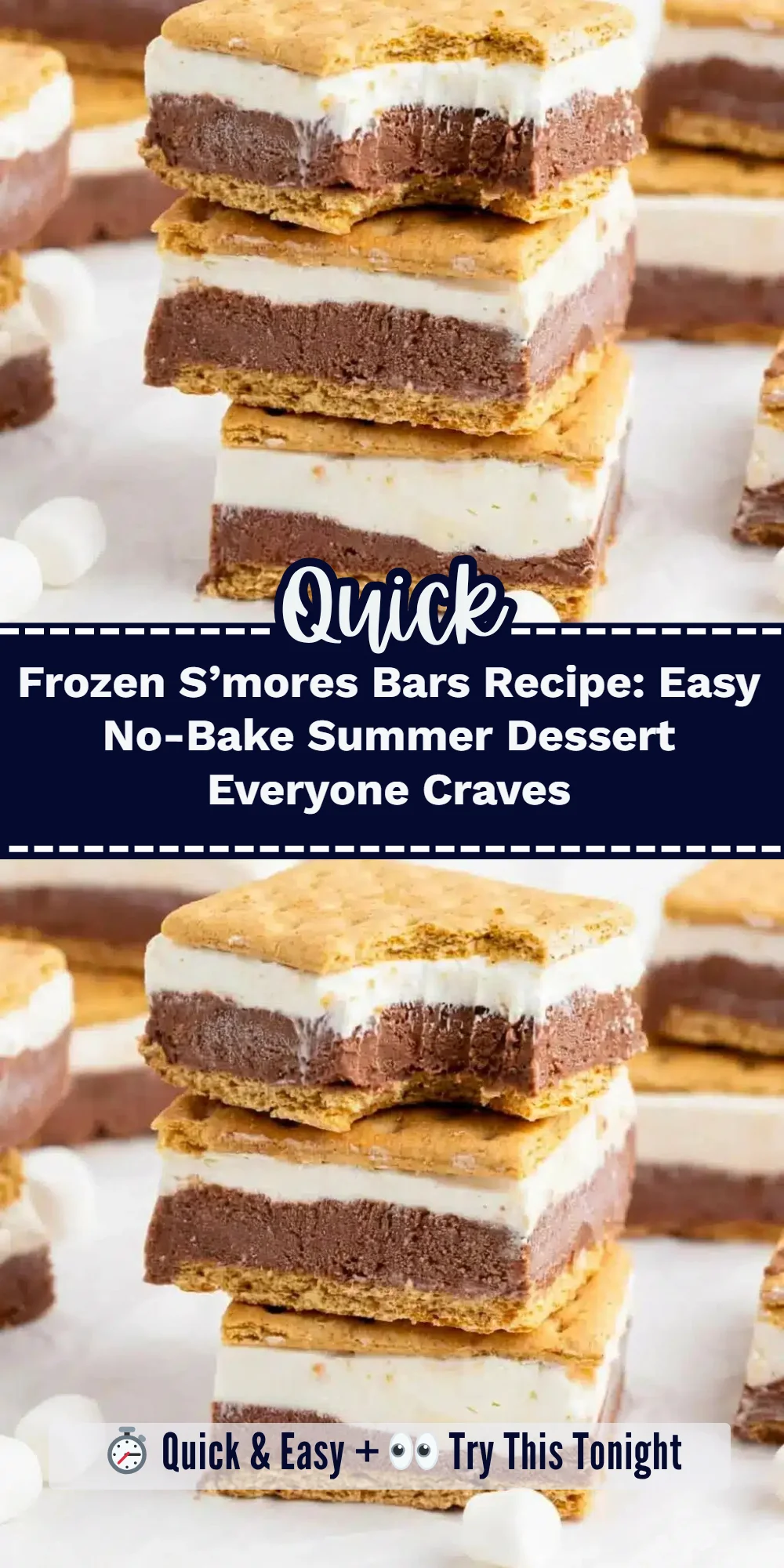 Frozen S’mores Bars Recipe: Easy No-Bake Summer Dessert Everyone Craves