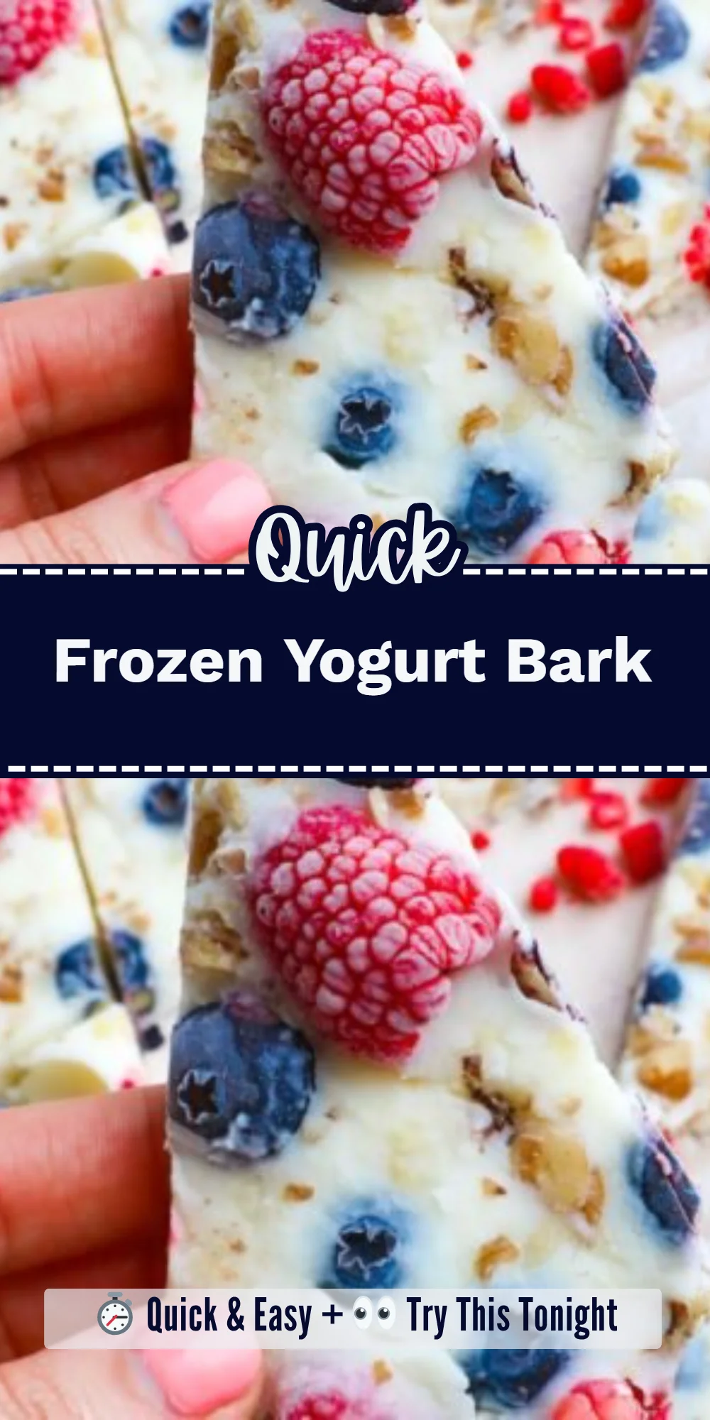 Frozen Yogurt Bark