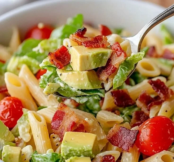 Gluten Free Dairy Free BLT Pasta Salad