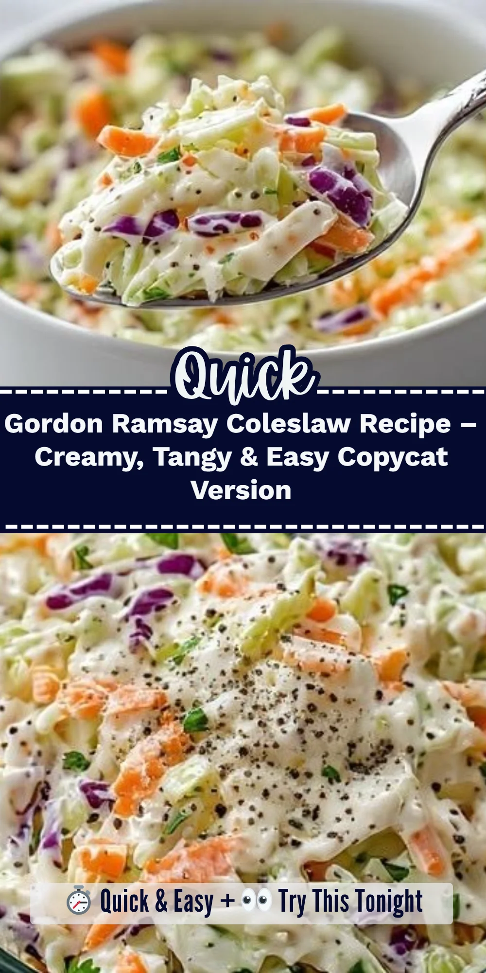 Gordon Ramsay Coleslaw Recipe – Creamy, Tangy & Easy Copycat Version