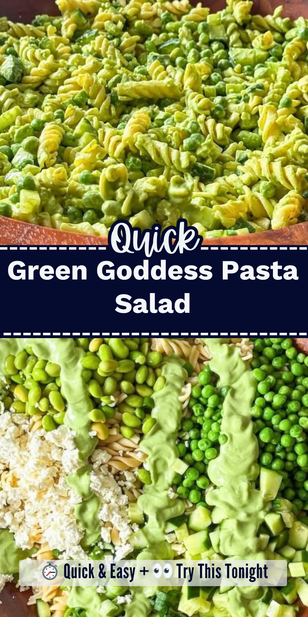 Green Goddess Pasta Salad