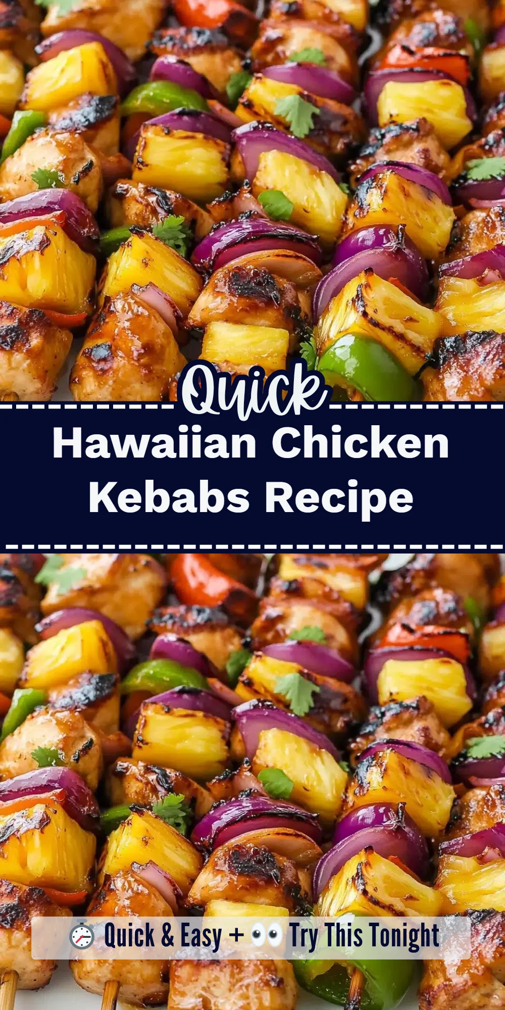 Hawaiian Chicken Kebabs Recipe