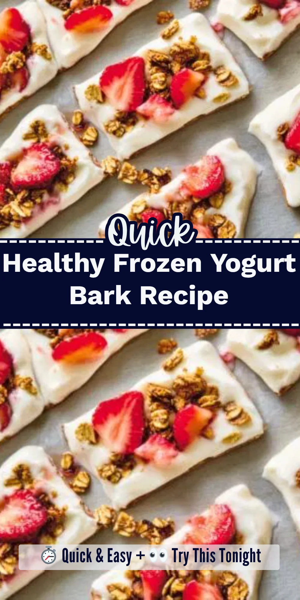 Healthy Frozen Yogurt Bark Recipe