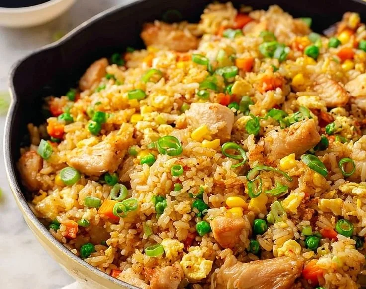 High Protein Chicken Fried Rice