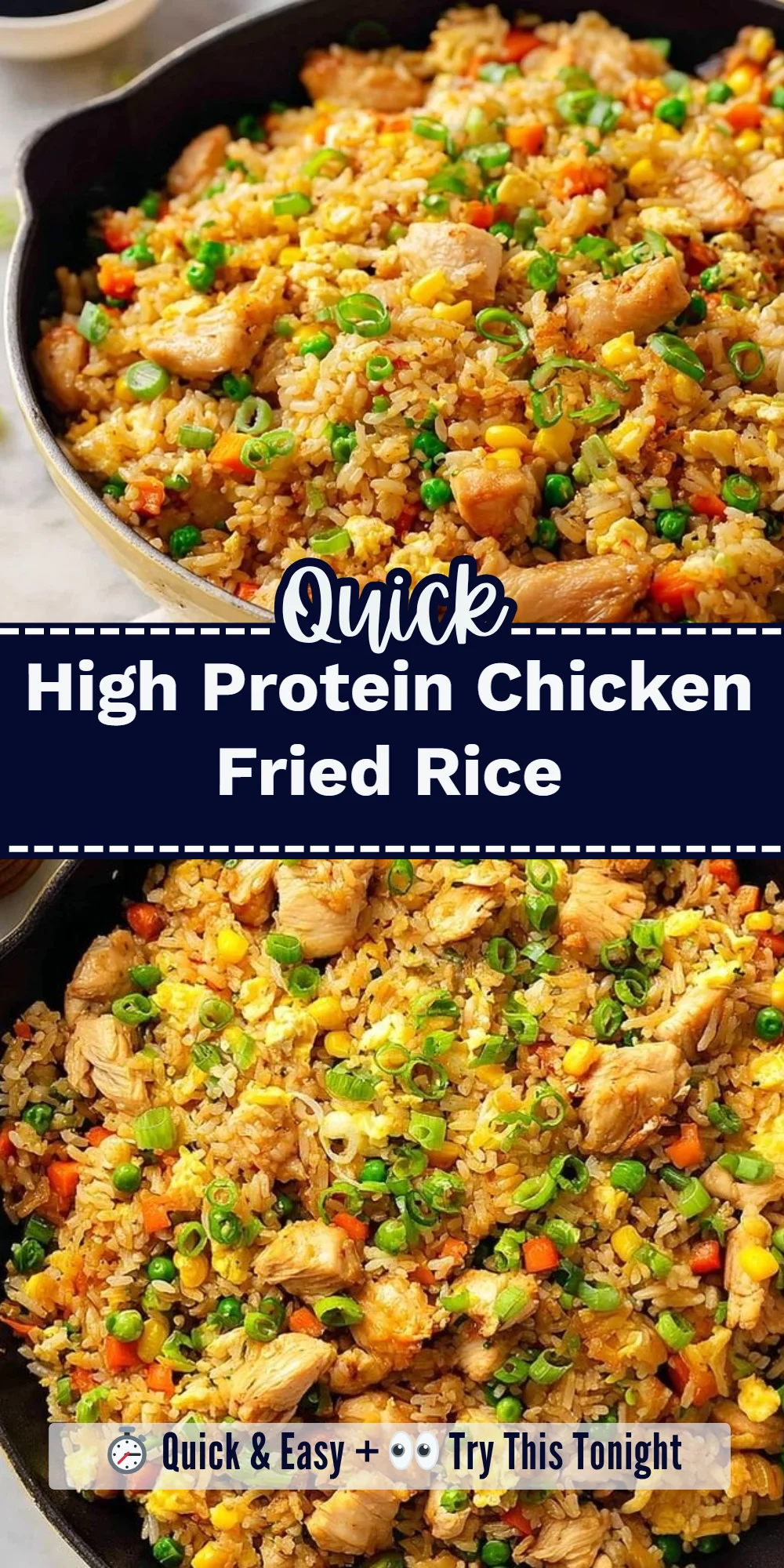 High Protein Chicken Fried Rice