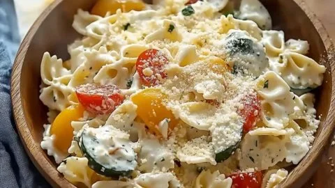 High Protein Cottage Cheese Pasta Salad Perfect for Any Day