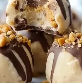 High protein frozen peanut butter Greek yogurt bites for healthy snacking