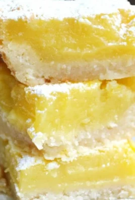 Delicious homemade lemon bars on a plate