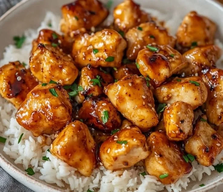 Honey Garlic Chicken Bites