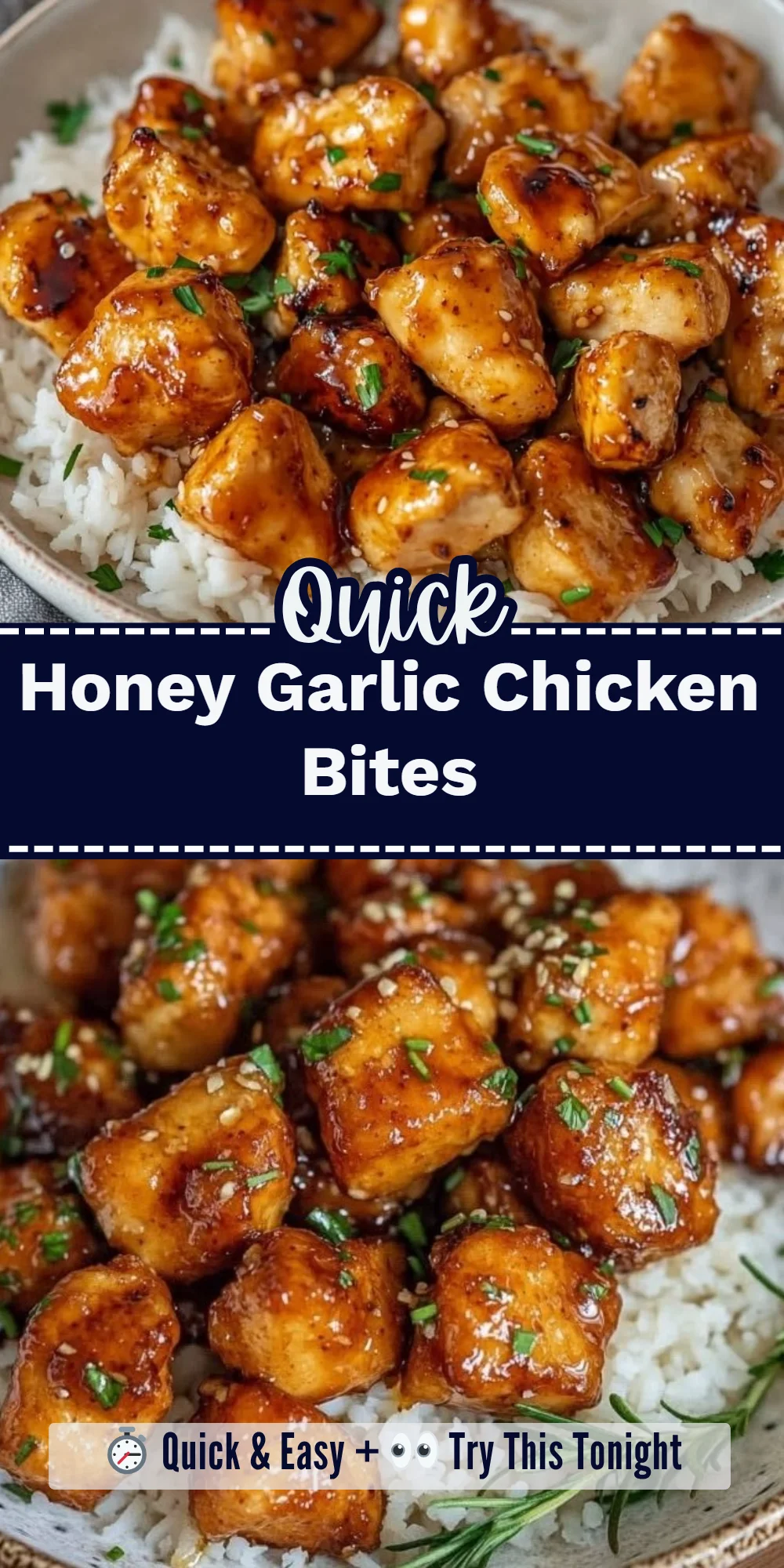 Honey Garlic Chicken Bites