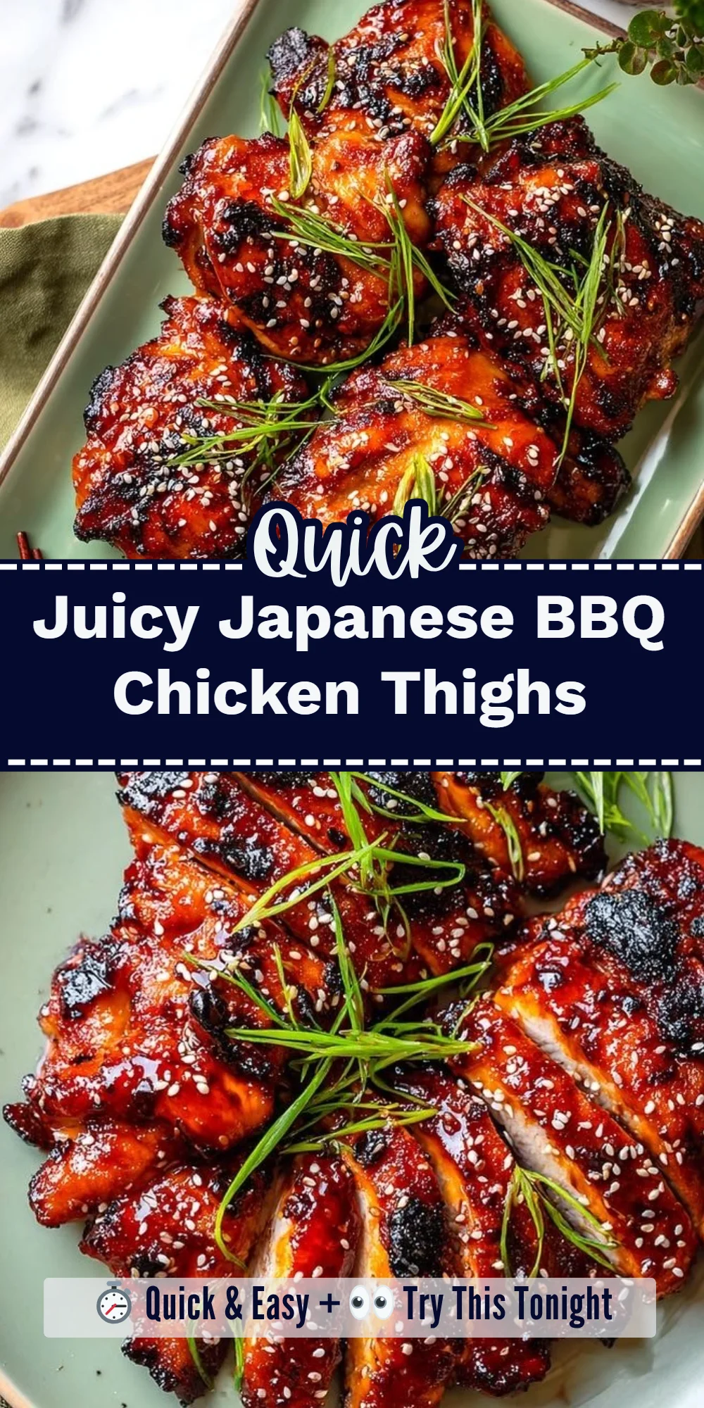 Juicy Japanese BBQ Chicken Thighs