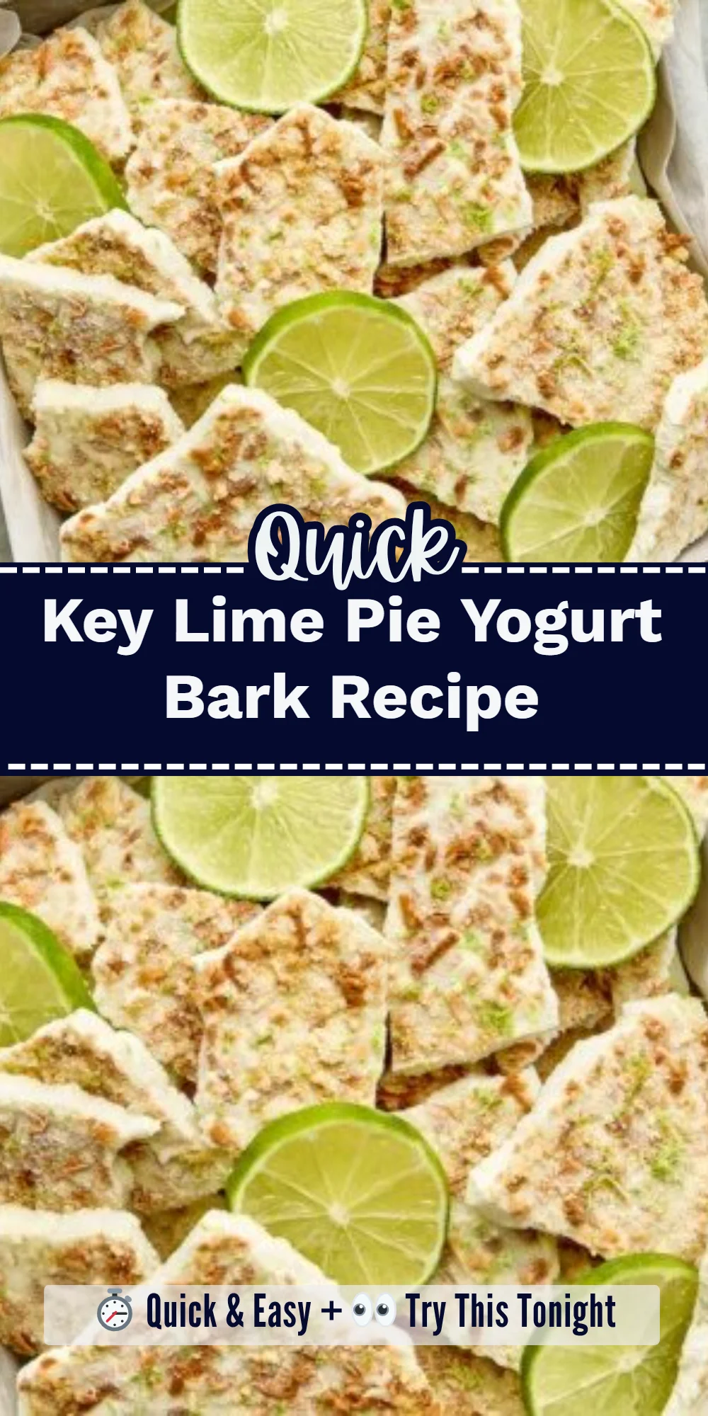 Key Lime Pie Yogurt Bark Recipe
