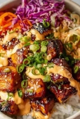 Delicious Korean BBQ Chicken Bowl featuring vibrant vegetables and savory sauce