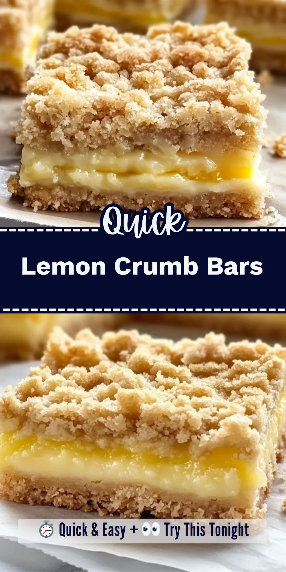 Lemon Crumb Bars