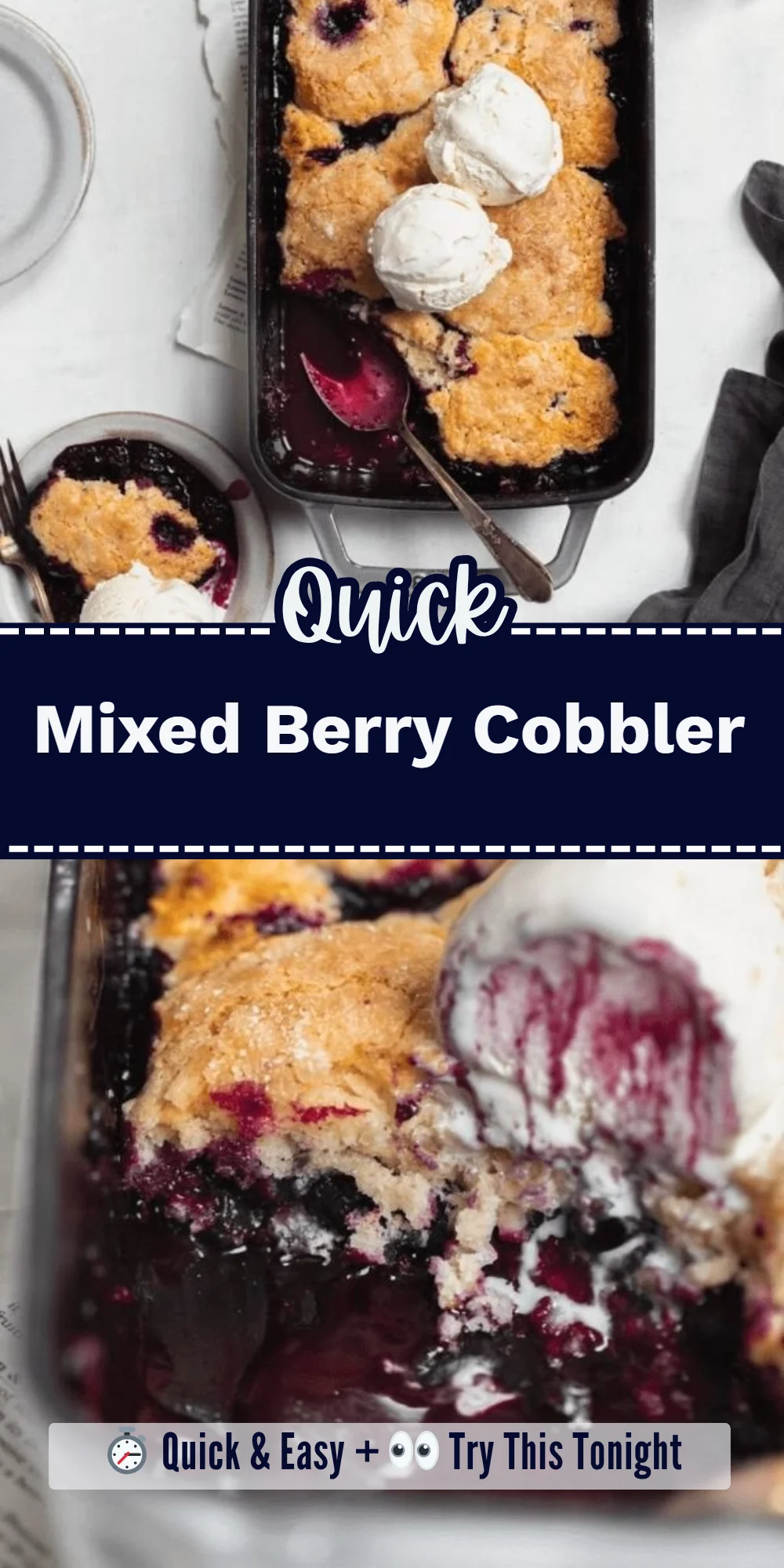 Mixed Berry Cobbler