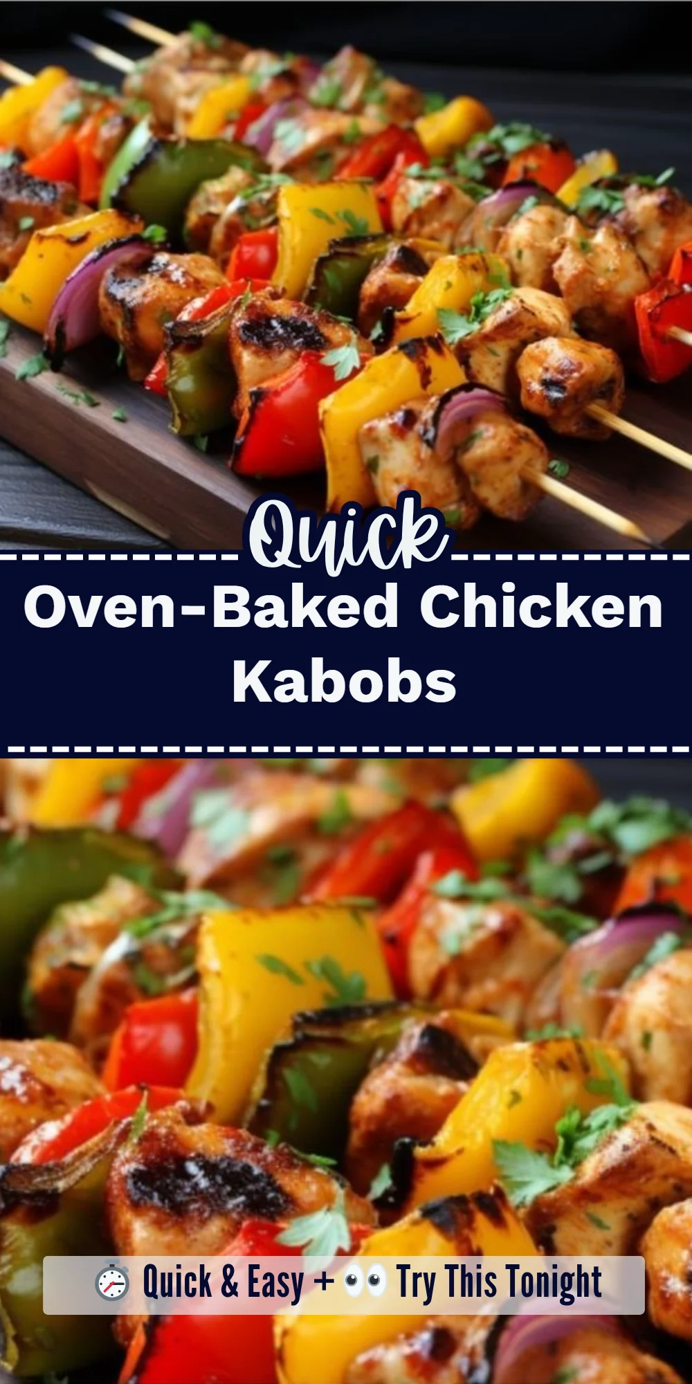 Oven-Baked Chicken Kabobs